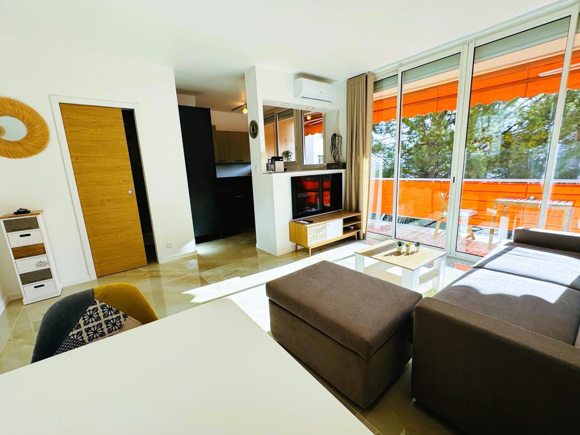 Studio Climatise 600M De La Plage Cagnes-sur-Mer Eksteriør bilde